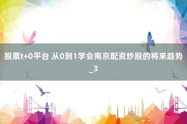 股票t+0平台 从0到1学会南京配资炒股的将来趋势_3