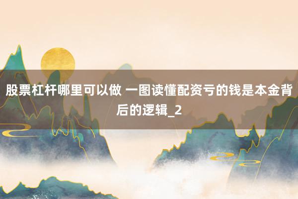 股票杠杆哪里可以做 一图读懂配资亏的钱是本金背后的逻辑_2